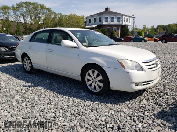 2007 Toyota Avalon XL z VIN 4T1BK36B27U215021, wystawiony jako Copart lot #56408185 z przebiegiem 202 572 mil mil oraz Czysty tytuł • Clean title. Historia ofert i sprzedaży dostępna na DreamBid. Obrazek 4.