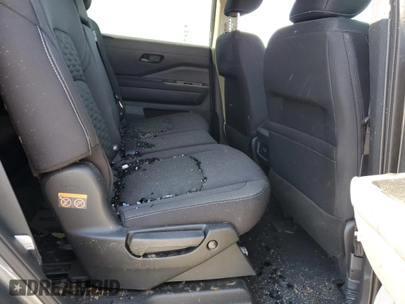 2025 Nissan Pathfinder S with VIN 5N1DR3AC0SC205087, listed as a Copart auction lot 57028965 with 1,052 mi miles and Salvage title. Bid and sale history available at DreamBid. Image 11.