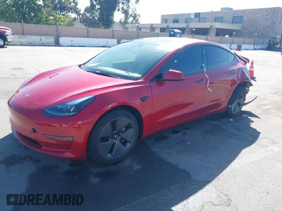2023 Tesla Model 3 with VIN 5YJ3E1EA1PF385490, listed as a IAAI auction lot 42315884 with 17,590 mi miles and . Bid and sale history available at DreamBid. Image 20.
