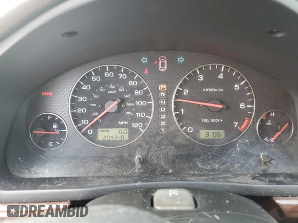 2004 Subaru Legacy Outback 35th Anniversary with VIN 4S3BH815547640938, listed as a Copart auction lot 46926465 with 204,340 mi miles and Clean title. Bid and sale history available at DreamBid. Image 9.