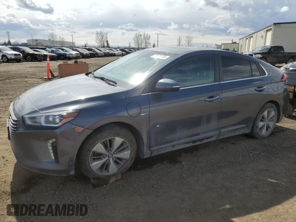 2018 Hyundai Ioniq Limited z VIN KMHC75LD8JU060649, wystawiony jako Copart lot #55171935 z przebiegiem 141 944 mil mil oraz Szkoda całkowita • Salvage title. Historia ofert i sprzedaży dostępna na DreamBid. Obrazek 1.