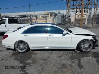 2017 Mercedes-Benz S 550 with VIN WDDUG8CB0HA322948, listed as a IAAI auction lot 41651423 with Not Provided miles and . Bid and sale history available at carsss.com. Image 12.
