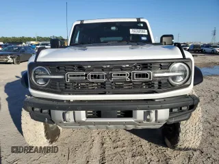 2022 Ford Bronco Raptor with VIN 1FMEE5JRXNLA50455, listed as a Copart auction lot 86580984 with 48,055 mi miles and Salvage Title. Bid and sale history available at carsss.com. Image 5.