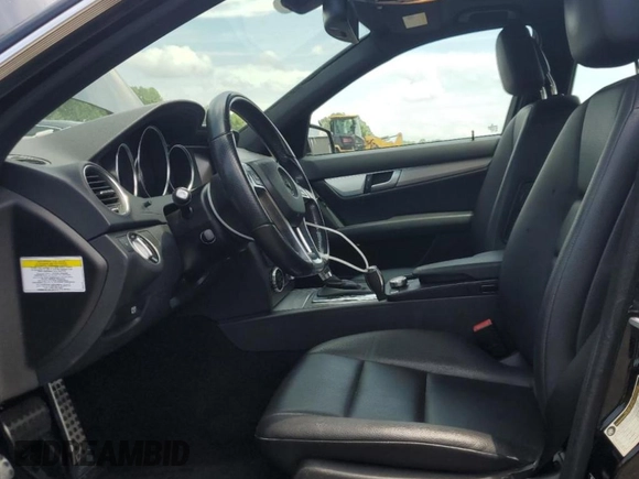 2013 Mercedes-Benz C 300 Sport with VIN WDDGF8AB9DR281282, listed as a Copart auction lot 62653125 with 128,227 mi miles and Salvage title. Bid and sale history available at DreamBid. Image 7.