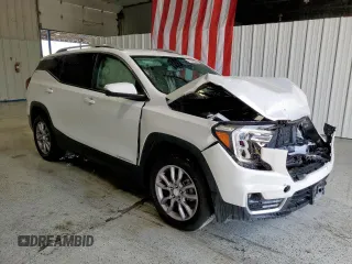 2023 GMC Terrain SLT with VIN 3GKALVEG2PL186673, listed as a Copart auction lot 60632155 with 46,751 mi miles and Clean title. Bid and sale history available at DreamBid. Image 4.