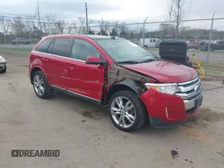 2011 Ford Edge Limited with VIN 2FMDK3KC7BBA99109, listed as a IAAI auction lot 41880089 with 208,616 mi miles. Bid and sale history available at carsss.com. Image 1.