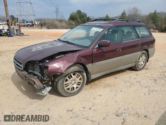 2001 Subaru Legacy Outback L.L. Bean with VIN 4S3BH806017637466, listed as a Copart auction lot 47172235 with 205,366 mi miles and Salvage title. Bid and sale history available at DreamBid. Image 1.