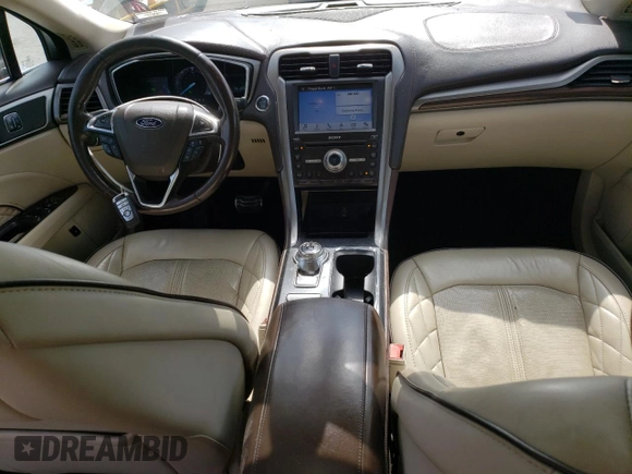 2017 Ford Fusion Titanium with VIN 3FA6P0SU8HR297879, listed as a Copart auction lot 57278235 with 145,923 mi miles and Salvage title. Bid and sale history available at DreamBid. Image 8.