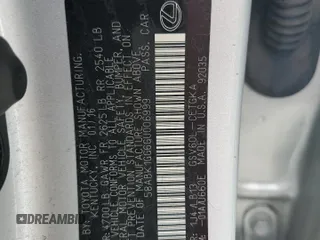 2016 Lexus ES 330 с VIN 58ABK1GG6GU006999, выставлен на аукционе Copart как лот 59988155 с пробегом 173 479 миль миль и Списание • Salvage title. История ставок и продаж доступна на DreamBid. Изображение 13.