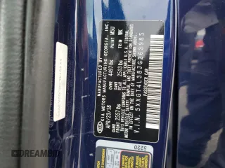 2018 Kia Optima LX с VIN 5XXGT4L38JG263985, выставлен на аукционе Copart как лот 59634065 с пробегом 53 690 миль миль и Списание • Salvage title. История ставок и продаж доступна на DreamBid. Изображение 12.