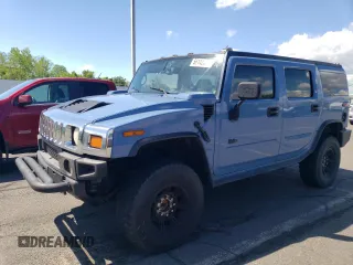 2003 Hummer H2 z VIN 5GRGN23U33H144964, wystawiony jako Copart lot #56142025 z przebiegiem 224 877 mil mil oraz Tytuł czysty. Historia ofert i sprzedaży dostępna na DreamBid. Obrazek 1.