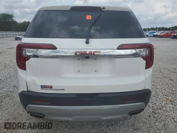 2022 GMC Acadia SLE with VIN 1GKKNKL42NZ124976, listed as a Copart auction lot 63765894 with 67,166 mi miles and Salvage title. Bid and sale history available at DreamBid. Image 6.