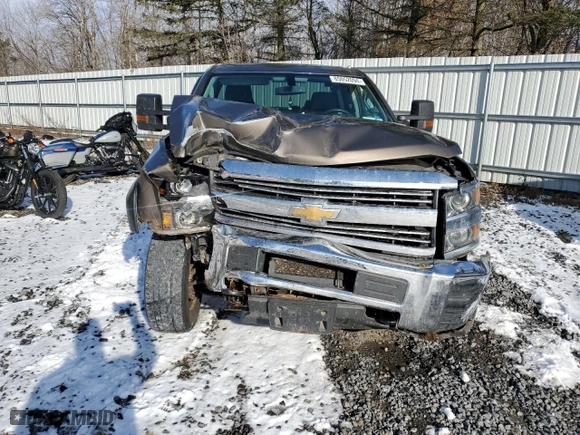 2015 Chevrolet Silverado 2500HD Built After Aug 14 Work Truck with VIN 1GC2KUEG7FZ544869, listed as a Copart auction lot 85052094 with 140,556 mi miles and Salvage Title. Bid and sale history available at carsss.com. Image 5.