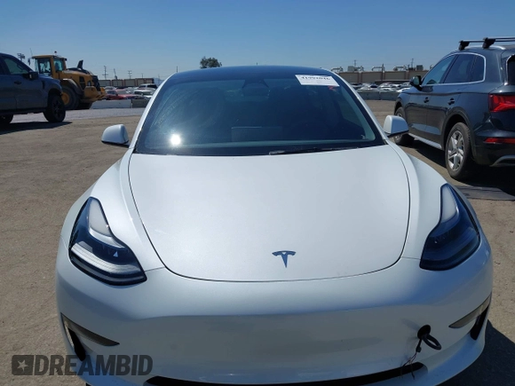 2022 Tesla Model 3 with VIN 5YJ3E1EA3NF294282, listed as a IAAI auction lot 41992046 with 22,383 mi miles. Bid and sale history available at carsss.com. Image 12.