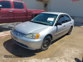 2001 Honda Civic LX with VIN 1HGES15541L052405, listed as a IAAI auction lot 41688521 with 258,315 mi miles. Bid and sale history available at carsss.com. Image 2.