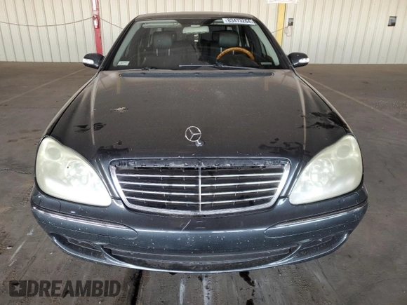 2004 Mercedes-Benz S-Class with VIN WDBNG75JX4A411979, listed as a Copart auction lot 83473264 with 0 mi miles and Clean Title. Bid and sale history available at carsss.com. Image 5.
