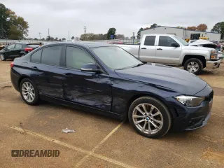 2017 BMW 3 Series 320i with VIN WBA8E1G30HNU16216, listed as a Copart auction lot 84441974 with 0 mi miles and Salvage Title. Bid and sale history available at carsss.com. Image 4.