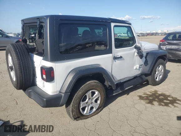 2020 Jeep Wrangler Sport S с VIN 1C4GJXAN1LW276039, выставлен на аукционе Copart как лот 51869825 с пробегом 37 876 миль миль и Списание • Salvage title. История ставок и продаж доступна на DreamBid. Изображение 3.