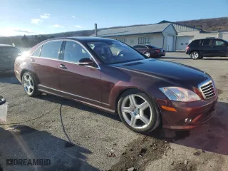 2007 Mercedes-Benz S-Class 5.5L V8 with VIN WDDNG71XX7A060917, listed as a Copart auction lot 46530535 with 147,902 mi miles and Salvage Title. Bid and sale history available at carsss.com. Image 4.