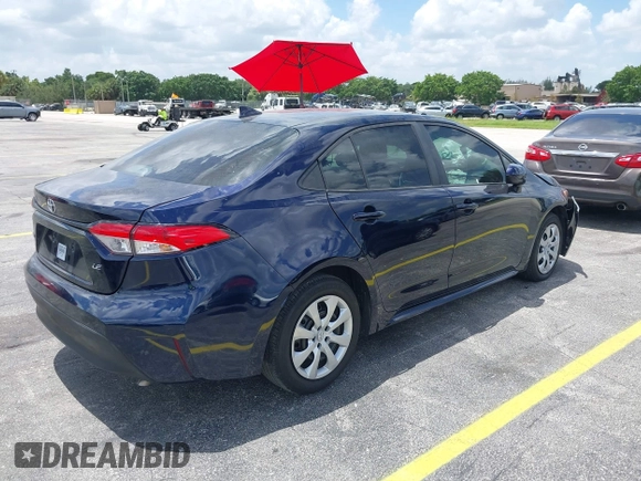 2024 Toyota Corolla LE with VIN 5YFB4MDEXRP111863, listed as a IAAI auction lot 40083084 with 40,206 mi miles. Bid and sale history available at carsss.com. Image 4.