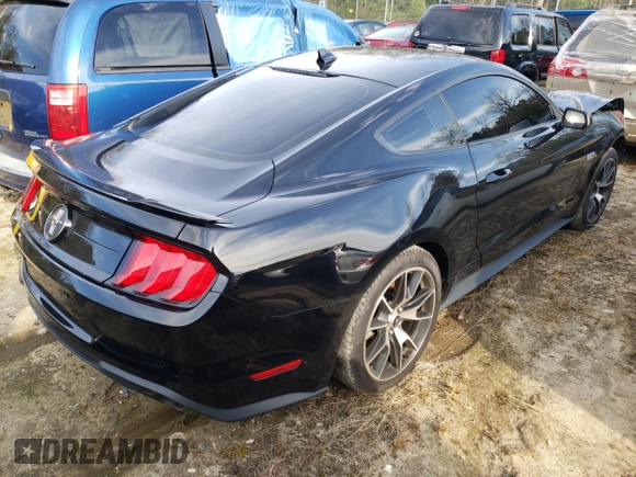 2022 Ford Mustang EcoBoost with VIN 1FA6P8TD1N5107772, listed as a Copart auction lot 36386123 with 14,658 mi miles and . Bid and sale history available at DreamBid. Image 3.