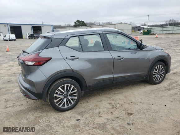 2023 Nissan Kicks SV with VIN 3N1CP5CV4PL505486, listed as a Copart auction lot 86190134 with 38,958 mi miles and Salvage Title. Bid and sale history available at carsss.com. Image 3.