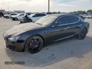 2018 Maserati Ghibli S with VIN ZAM57YSA7J1286684, listed as a Copart auction lot 57032255 with 85,433 mi miles and Salvage title. Bid and sale history available at DreamBid. Image 1.