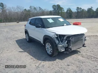 2021 Chevrolet TrailBlazer LS with VIN KL79MMS21MB061561, listed as a IAAI auction lot 41821419 with 45,501 mi miles. Bid and sale history available at carsss.com. Image 1.