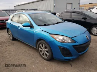 2011 Mazda 3 GX with VIN JM1BL1KF6B1397122, listed as a Copart auction lot 80616184 with 377,342 mi miles and Salvage Title. Bid and sale history available at carsss.com. Image 4.