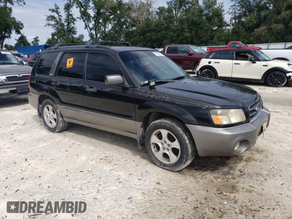 2003 Subaru Forester XS with VIN JF1SG65683H708738, listed as a Copart auction lot 74134674 with 0 mi miles and Salvage Title. Bid and sale history available at carsss.com. Image 4.