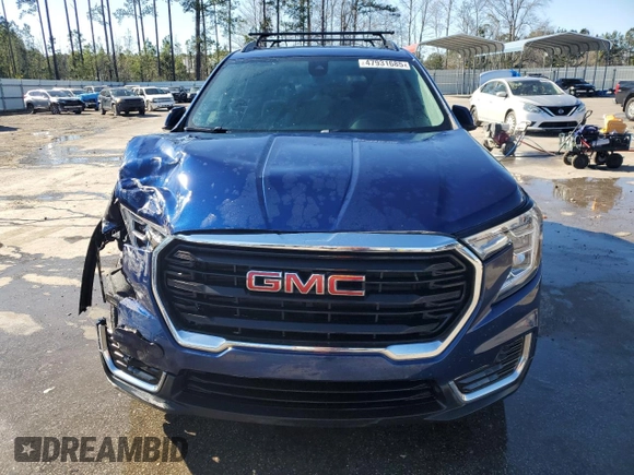 2022 GMC Terrain SLE with VIN 3GKALMEV6NL139426, listed as a Copart auction lot 47931685 with 32,864 mi miles and Salvage Title. Bid and sale history available at carsss.com. Image 5.