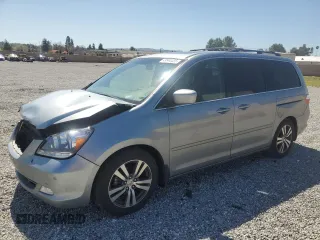 2007 Honda Odyssey Touring z VIN 5FNRL38857B041567, wystawiony jako Copart lot #49644435 z przebiegiem 219 052 mil mil oraz Szkoda całkowita • Salvage title. Historia ofert i sprzedaży dostępna na DreamBid. Obrazek 1.
