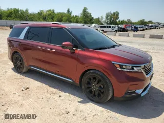 2022 Kia Carnival SX with VIN KNDNE5H31N6074714, listed as a Copart auction lot 68877584 with 56,656 mi miles and Salvage Title. Bid and sale history available at carsss.com. Image 4.