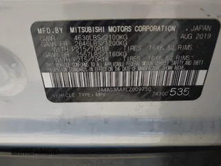 2020 Mitsubishi Eclipse Cross ES z VIN JA4AS3AA1LZ009730, wystawiony jako IAAI lot #42459307 z przebiegiem 128 954 mil mil oraz . Historia ofert i sprzedaży dostępna na DreamBid. Obrazek 9.