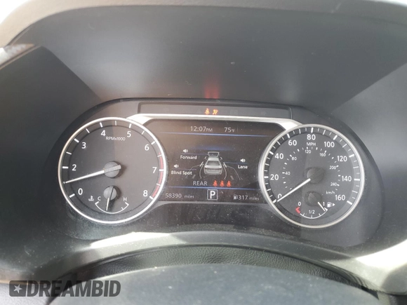 2021 Nissan Sentra SV with VIN 3N1AB8CV0MY203716, listed as a Copart auction lot 52529895 with 58,390 mi miles and Clean title. Bid and sale history available at DreamBid. Image 9.