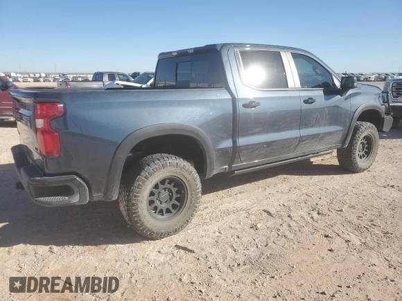 2021 Chevrolet Silverado 1500 LT Trail Boss with VIN 1GCPYFEL4MZ179383, listed as a Copart auction lot 48369465 with 38,364 mi miles and Clean Title. Bid and sale history available at DreamBid. Image 3.