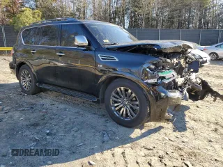 2019 Nissan Armada Platinum with VIN JN8AY2NE4K9757242, listed as a Copart auction lot 36792524 with 78,668 mi miles. Bid and sale history available at carsss.com. Image 4.