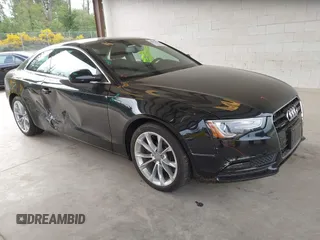 2013 Audi A5 Premium Plus z VIN WAULFAFR1DA004529, wystawiony jako IAAI lot #42345041 z przebiegiem 96 393 mil mil oraz . Historia ofert i sprzedaży dostępna na DreamBid. Obrazek 1.