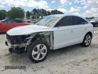2022 Audi Q5 Sportback S line Premium Plus with VIN WA15AAFY2N2049972, listed as a Copart auction lot 56050245 with 42,730 mi miles and Salvage title. Bid and sale history available at DreamBid. Image 1.