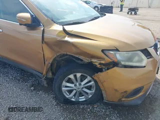 2015 Nissan Rogue S with VIN KNMAT2MT5FP503731, listed as a IAAI auction lot 40371238 with 148,022 mi miles and . Bid and sale history available at DreamBid. Image 6.