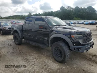 2014 Ford F-150 SVT Raptor with VIN 1FTFW1R60EFB24554, listed as a Copart auction lot 60259144 with 181,027 mi miles and Salvage Title. Bid and sale history available at carsss.com. Image 4.