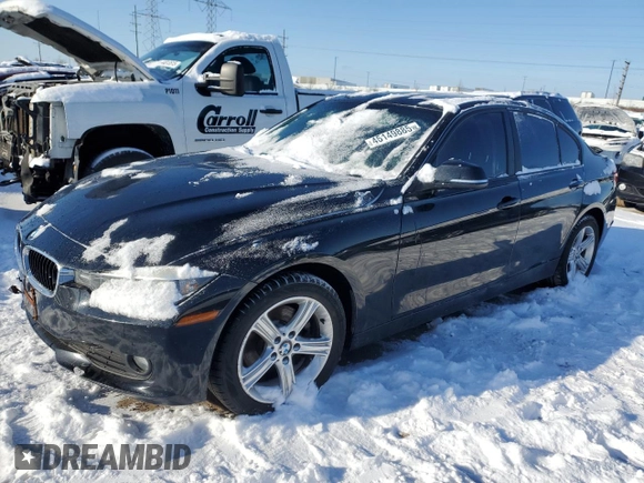 2013 BMW 3 Series 320i with VIN WBA3B1C53DK129541, listed as a Copart auction lot 45149885 with 135,360 mi miles and Clean Title. Bid and sale history available at carsss.com. Image 1.