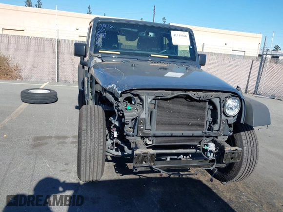 2018 Jeep Wrangler JK Unlimited Sport S with VIN 1C4BJWDG4JL868700, listed as a IAAI auction lot 41349566 with 68,539 mi miles. Bid and sale history available at carsss.com. Image 12.