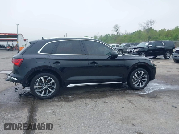 2021 Audi Q5 Premium Plus with VIN WA1BAAFY3M2013760, listed as a IAAI auction lot 41904740 with 64,829 mi miles and . Bid and sale history available at DreamBid. Image 13.