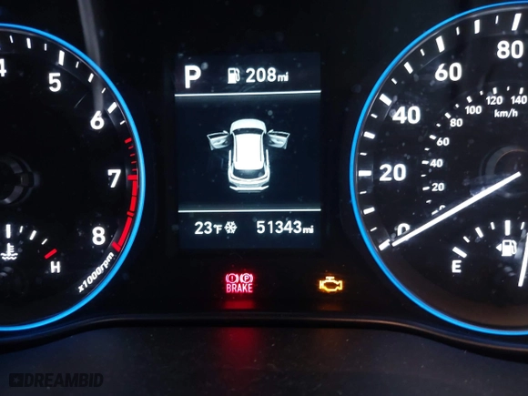 2019 Hyundai Kona SEL with VIN KM8K2CAA3KU339337, listed as a IAAI auction lot 41635132 with 51,343 mi miles. Bid and sale history available at carsss.com. Image 16.
