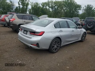 2021 BMW 3 Series 330i xDrive with VIN WBA5R7C0XMFK36218, listed as a Copart auction lot 62274005 with 47,467 mi miles and Salvage title. Bid and sale history available at DreamBid. Image 3.