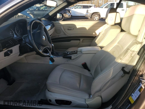 2011 BMW 3 Series 335i with VIN WBADX7C56BE742886, listed as a Copart auction lot 82851284 with 95,759 mi miles and Salvage Title. Bid and sale history available at carsss.com. Image 7.