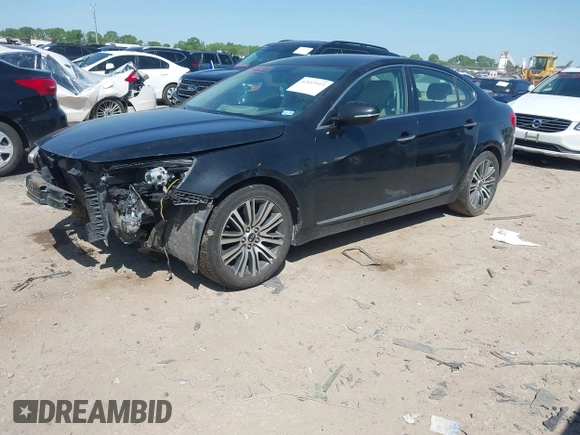 2014 Kia Cadenza Limited with VIN KNALN4D76E5140509, listed as a IAAI auction lot 42013923 with 168,680 mi miles. Bid and sale history available at carsss.com. Image 17.