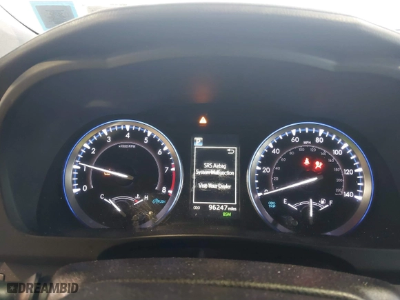 2019 Toyota Highlander SE with VIN 5TDJZRFH4KS747306, listed as a IAAI auction lot 41867414 with 96,247 mi miles. Bid and sale history available at carsss.com. Image 7.