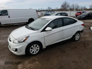 2012 Hyundai Accent GLS with VIN KMHCT4AE9CU186314, listed as a Copart auction lot 52349245 with 369,601 mi miles and Salvage Title. Bid and sale history available at carsss.com. Image 1.